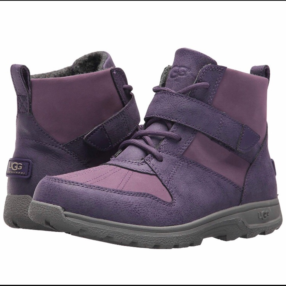 Waterproof purple Ugg boots -NIB big girls 6